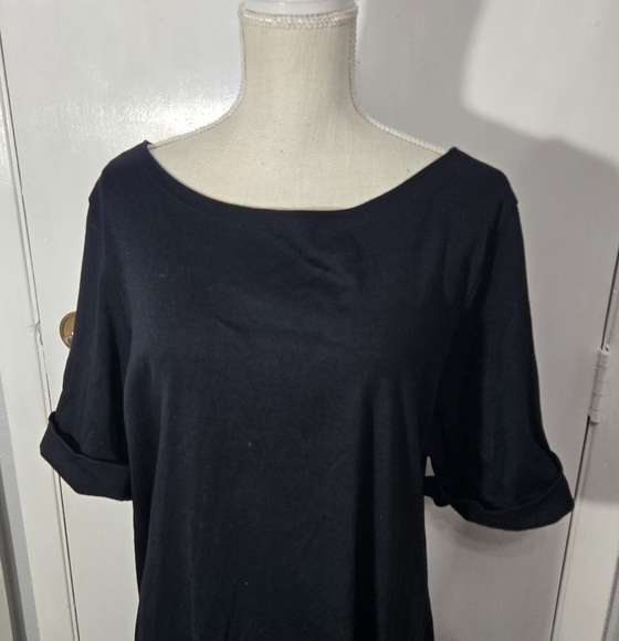Karen Scott Sport T-Shirt Dress Women's Short Sleeve Above Knee Sz XL - Picture 4 of 9